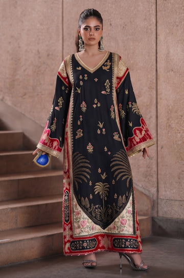Ethnic Luxury Silk Dress