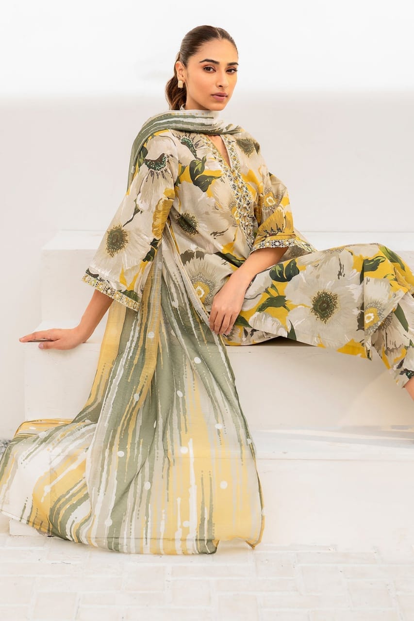 Baroque Luxury Lawn Embroidered Collection